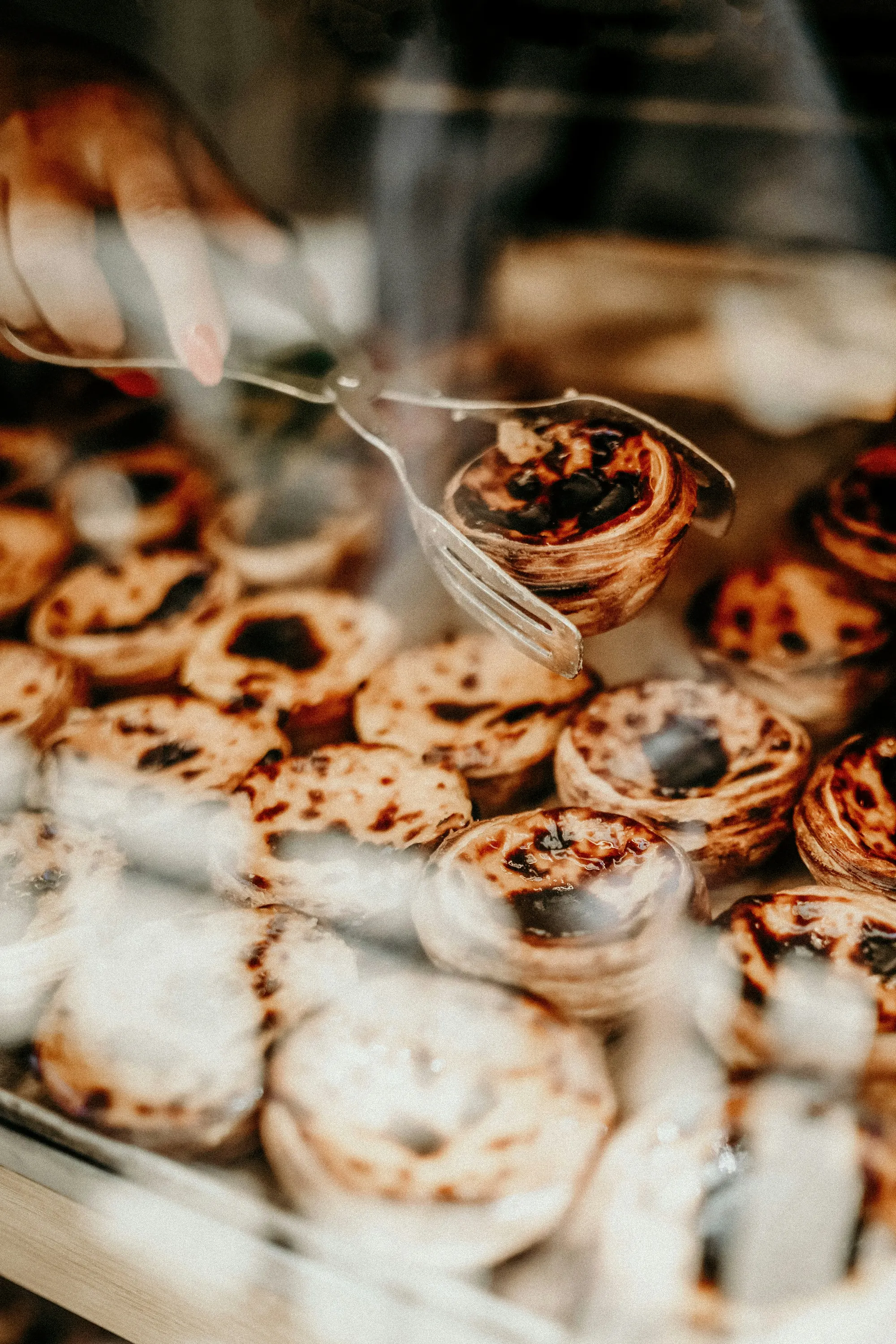 Pastéis de Nata in einem Lissaboner Café